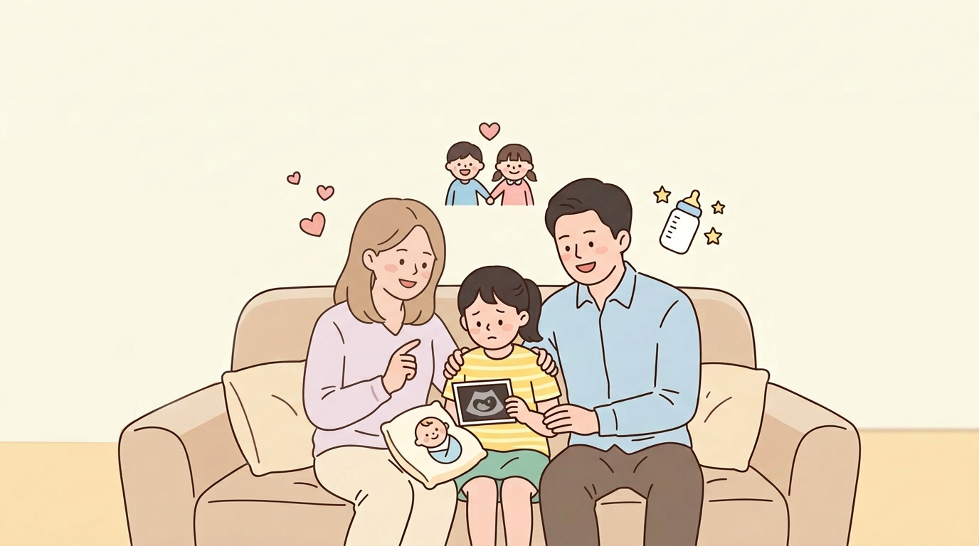 첫아이와 함께하는 동생맞이